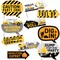 Big Dot of Happiness Funny Dig It - Construction Party Zone - Baby Shower or Birthday Party Photo Booth Props Kit - 10 Piece